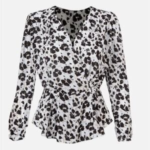 Cabi 5898 Rosette Blouse Top Women's XS 0 Career Boho Indie Scandinavian Flowy